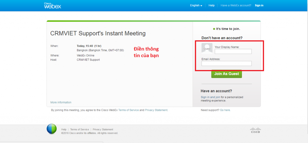 webex là gì