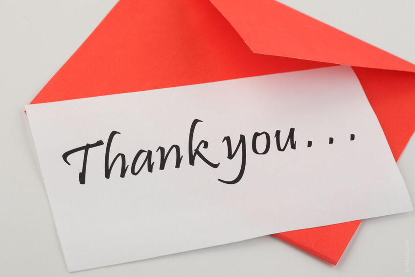 Email Marketing cảm ơn