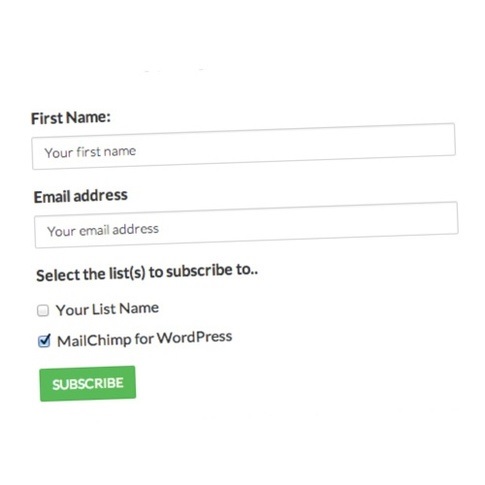 Plugin giúp lấy địa chỉ email từ website MailChimp