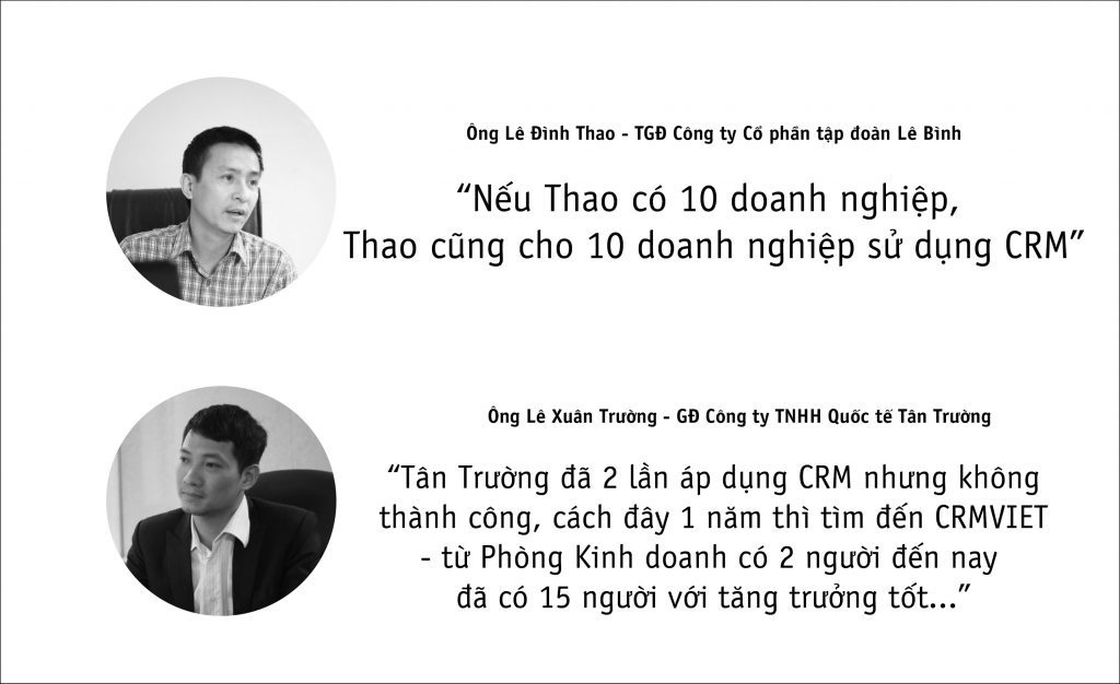 phần mềm quản lý khách hàng CRMVIET