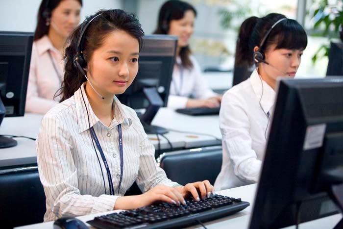 Bộ phận chăm sóc khách hàng chuyên nghiệp