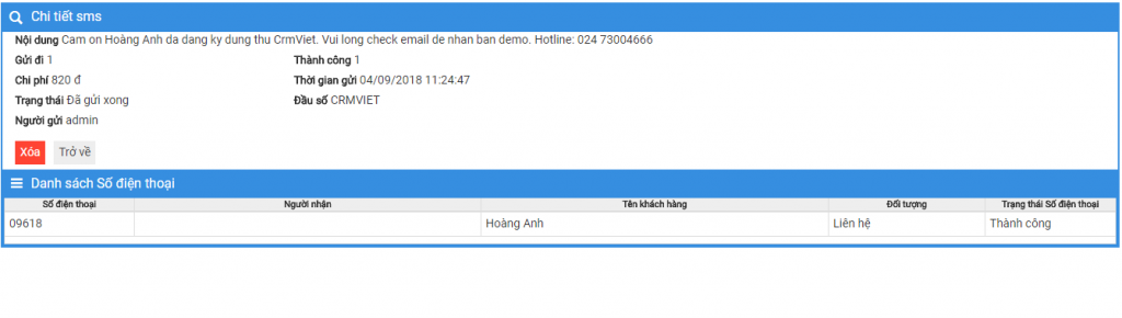 Ứng dụng SMS marketing để thông báo khách hàng