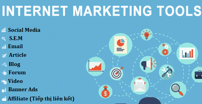 Các kênh marketing online phổ biến