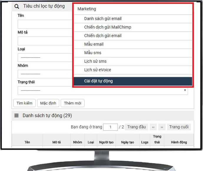 Automation-Marketing CrmViet