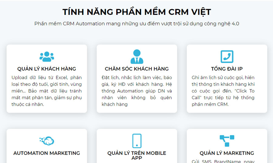 Đặc điểm nổi bật của sản phẩm - dịch vụ