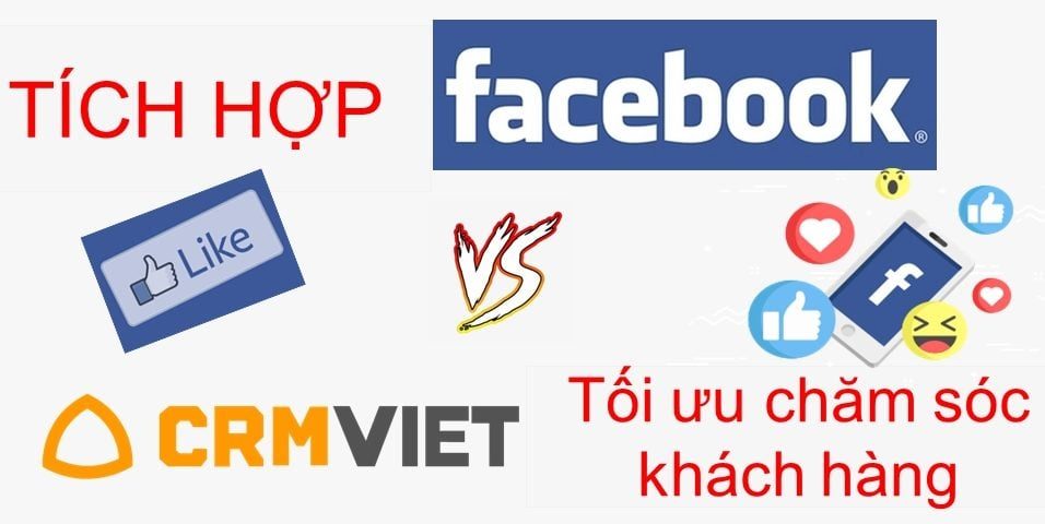 Tích hợp facebook trên dịch vụ phần mềm CRM