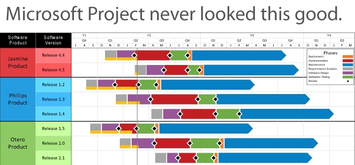 Minh họa Microsoft Project