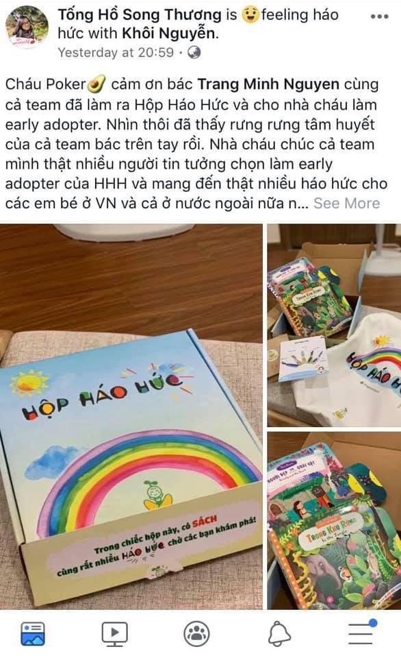 Cảm nhận khách hàng về Hộp háo hức của Mầm nhỏ