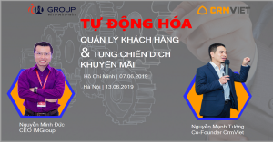 Sự kiện - Tự động hóa quản lý khách hàng CrmViet