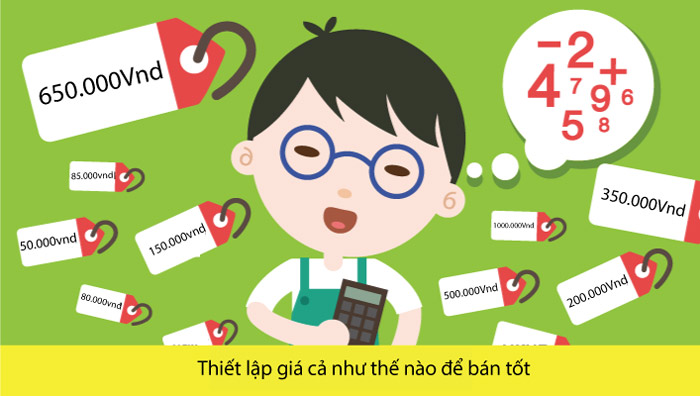Thiết lập giá bán cho sản phẩm