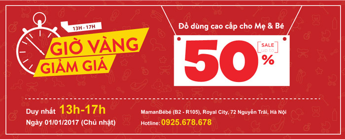 Hình thức khuyến mãi giờ vàng giá sốc