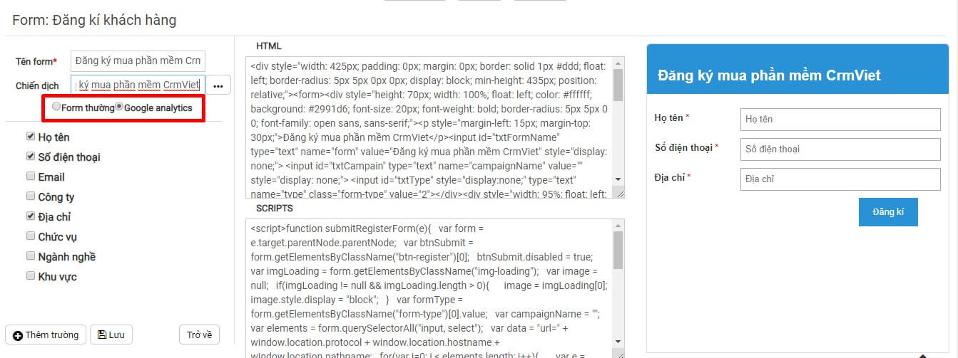 CrmViet - Webform Analytics
