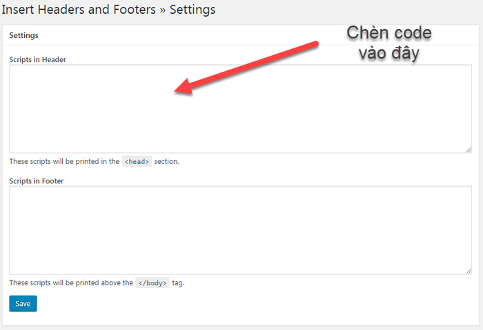 Cài google analytics cho website