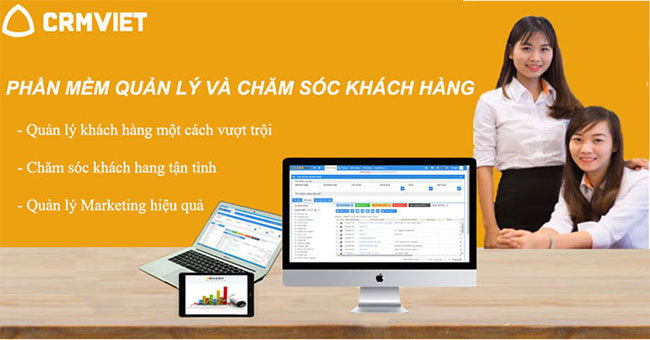 Phần mềm quản lý khách hàng CRMVIET bật cao doanh số